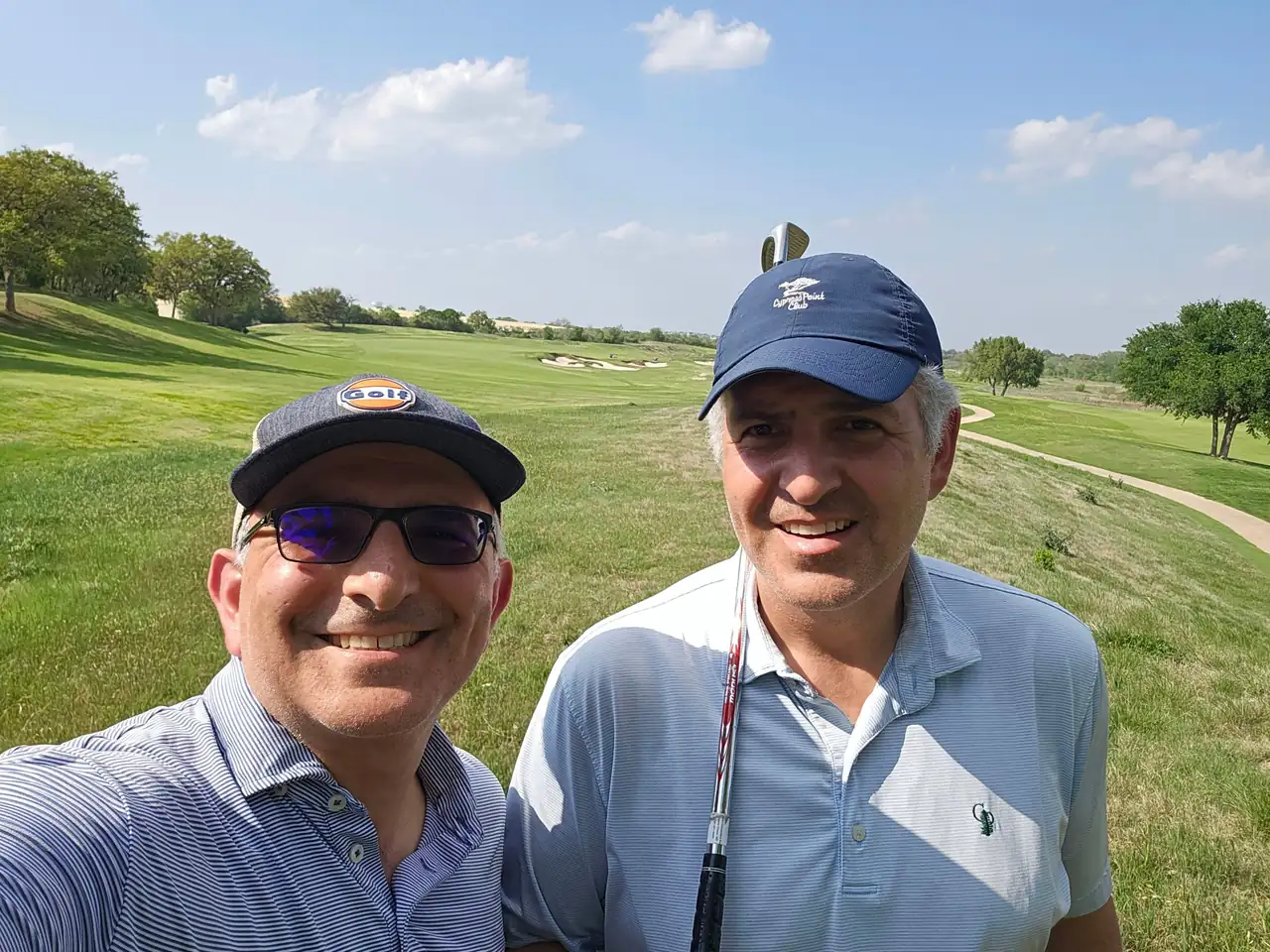 The Perry Bros on the course at Briggs Ranch Golf Club in San Antonio